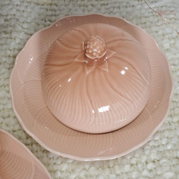 Vintage MIKASA gravy boat and butter dish - Picture 5 of 11